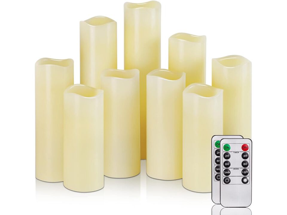 Flameless Candles Battery Operated LED Pillar Candles