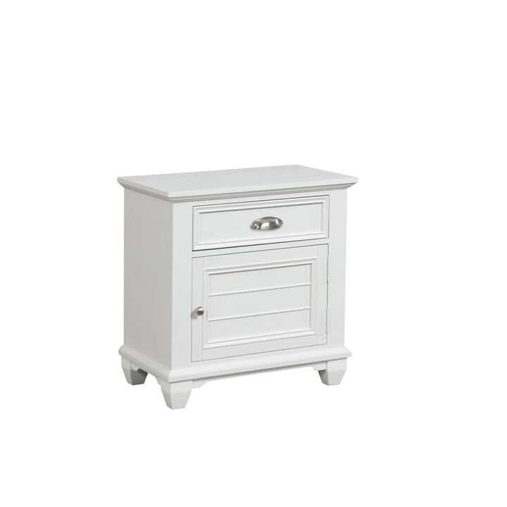 New Classic Furniture Jamestown Wood 1-Drawer Nightstand
