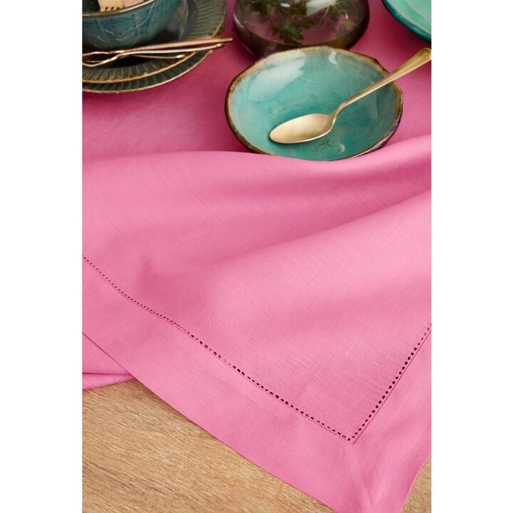 Linen Tablecloth - Classic Hemstitch