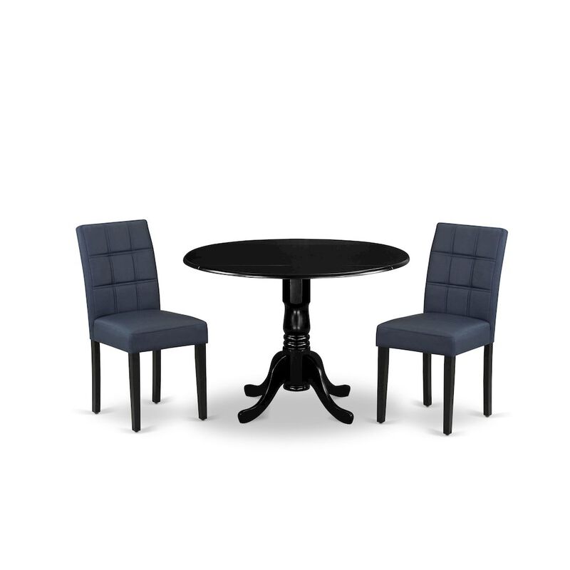 3 Piece Dining Table Set consists A Wood Table