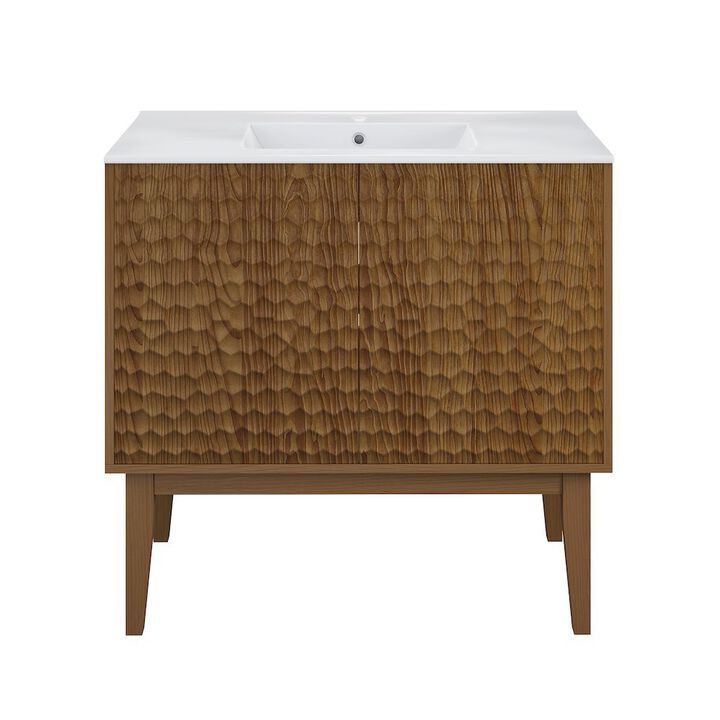 Bosse 36" Freestanding Bathroom Vanity with Sink Top