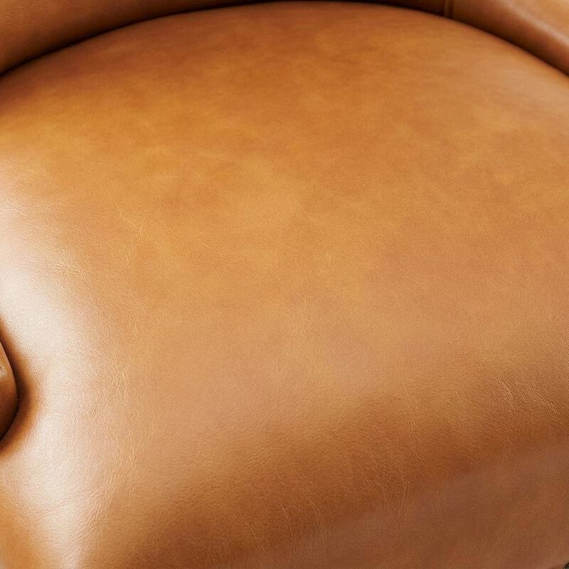 Vegan Leather Upholstered Dining Chair for Kitchen or Dining Room, Tan image number 5