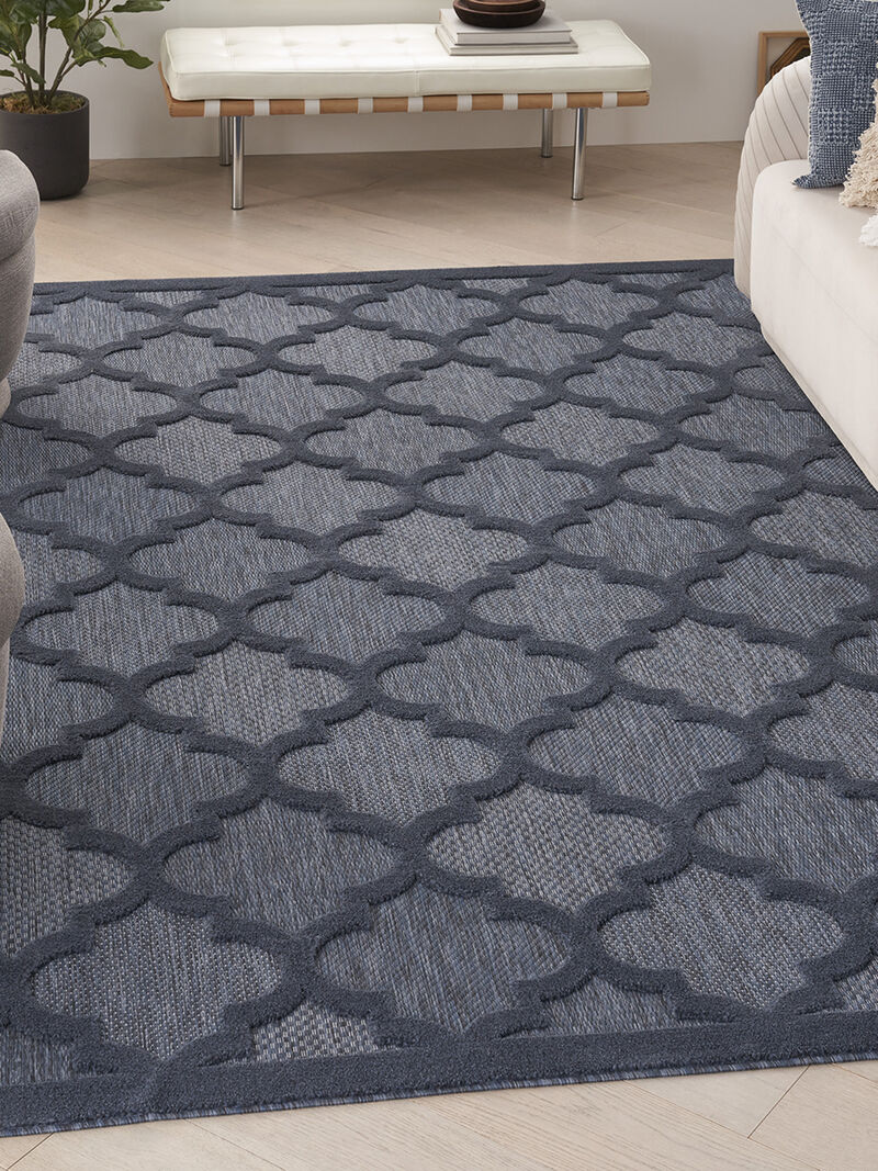 Easy Care NES01 Navy/Blue 7' x 10' Rug