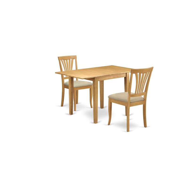 East West Furniture Dining Room Set Oak
