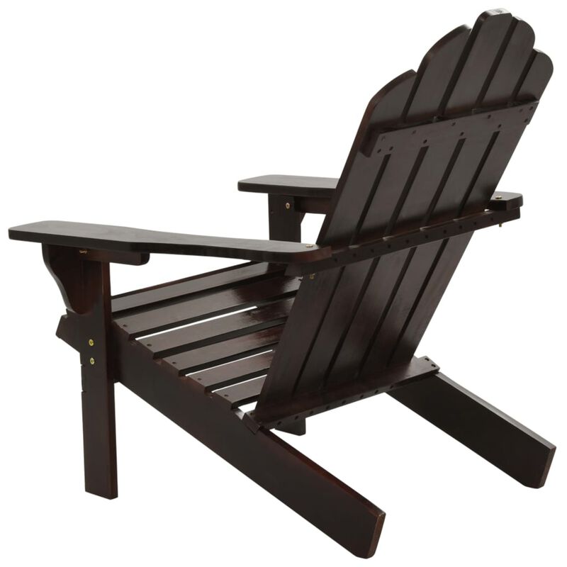 vidaXL Garden Chair Wood Brown
