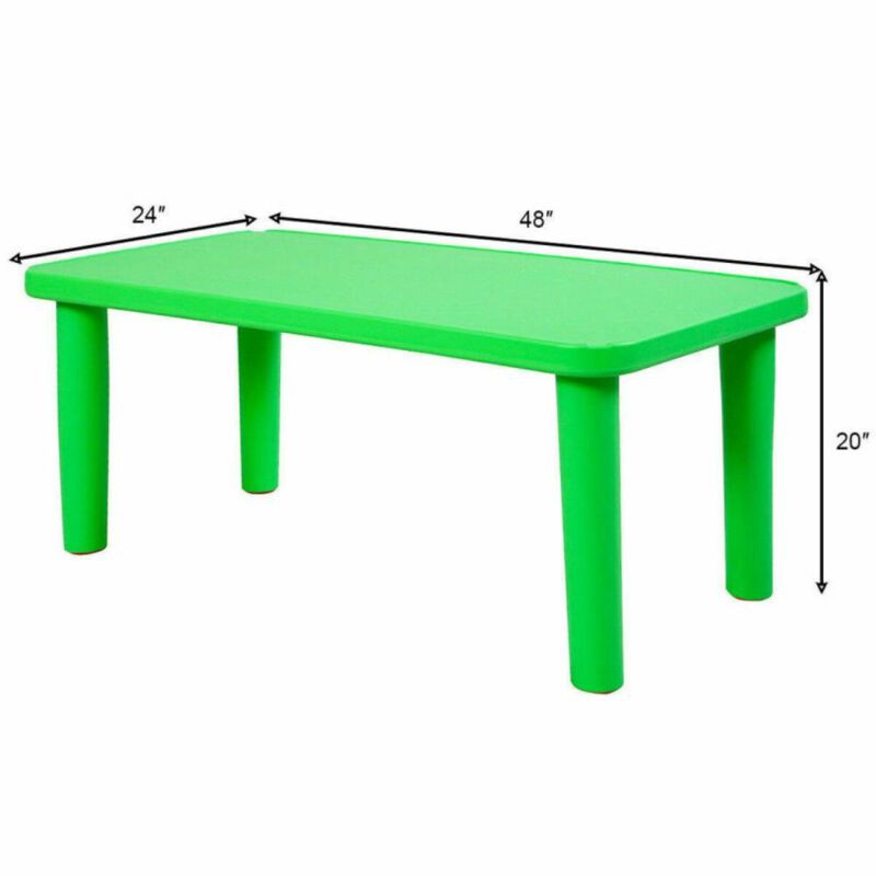 Hivvago Kids Portable Plastic Activity Table for Home and School