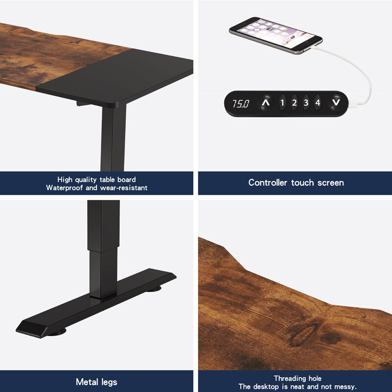 Tekerd Adjustable Desk image number 6