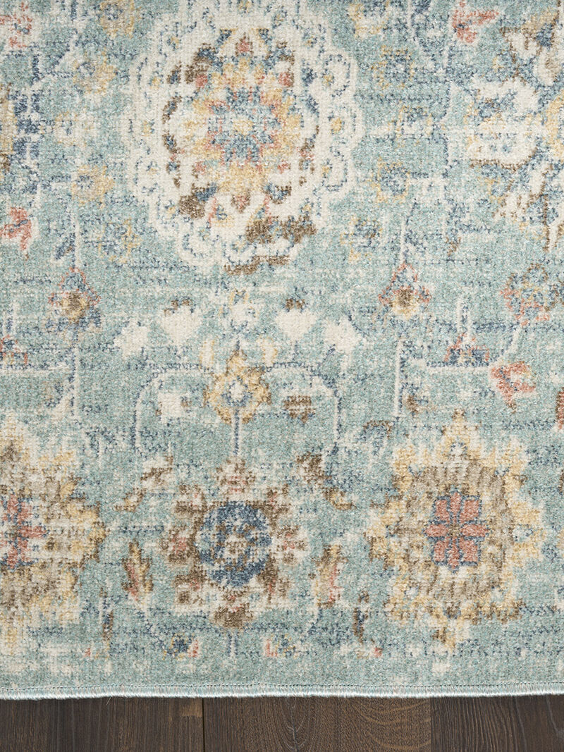 Washable Decor WSD14 Blue 7'10" x 10' Rug