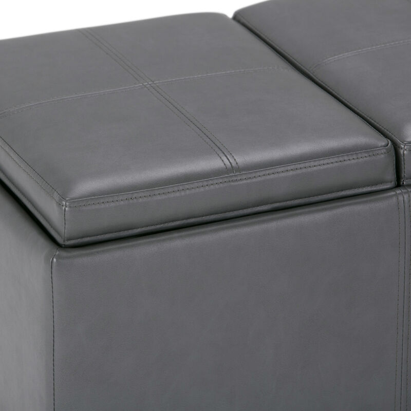 Simpli Home Avalon Storage Ottoman image number 5