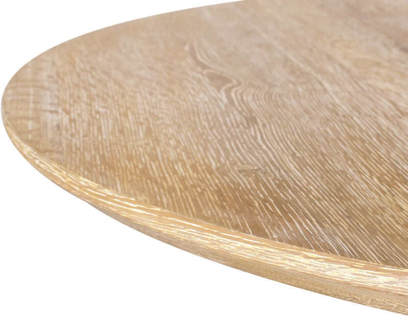 Meridian Furniture Linette White Oak Dining Table image number 5