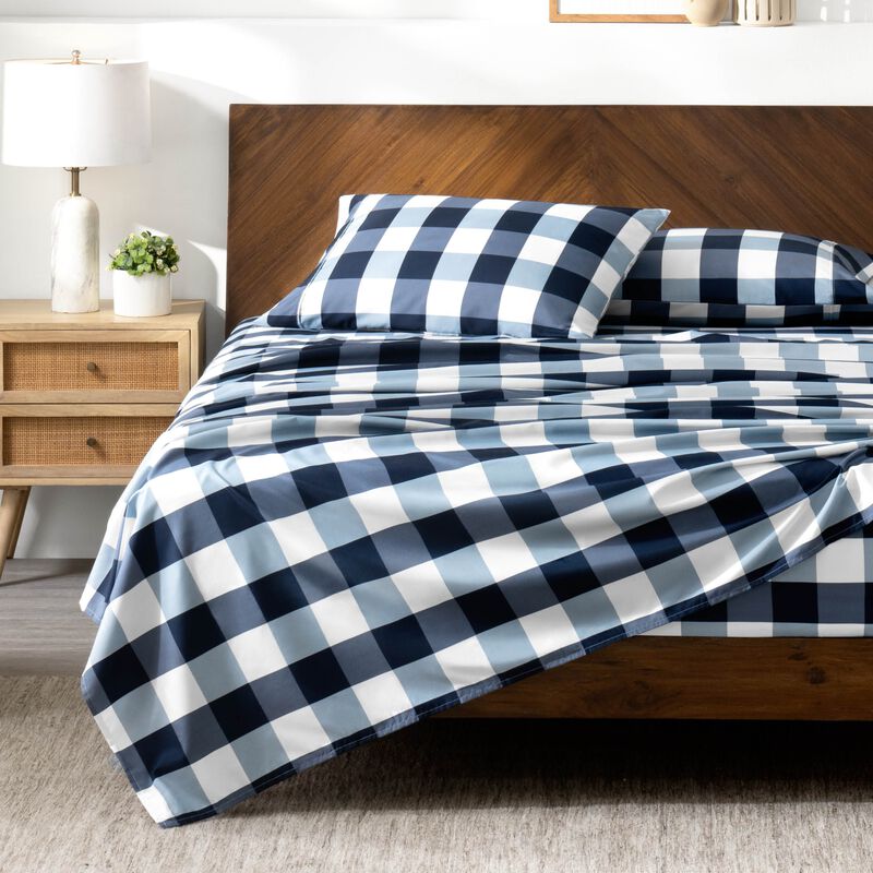 Printed Pattern Ultra Soft Brushed Sheet Set image number 3