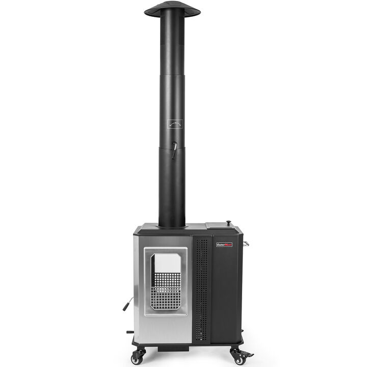 OuterMust 110,000 BTU Pellet Patio Heater for Outdoor Use