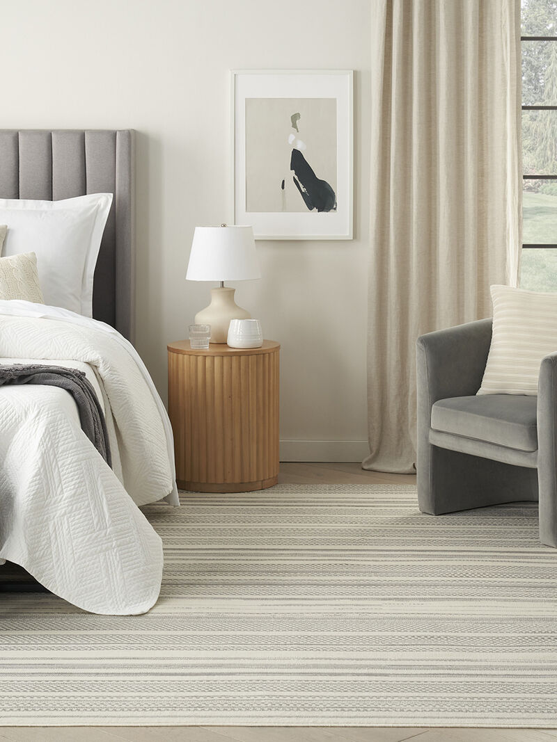 Grafix GRF41 Ivory/Gray 5'3" x 7'3" Rug