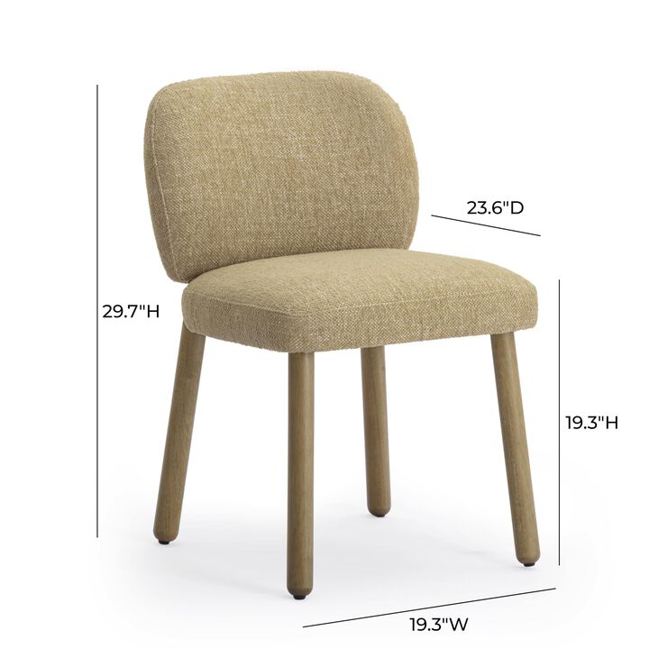 Tov Furniture Foxy Honey Textured Fabric Dining Chair