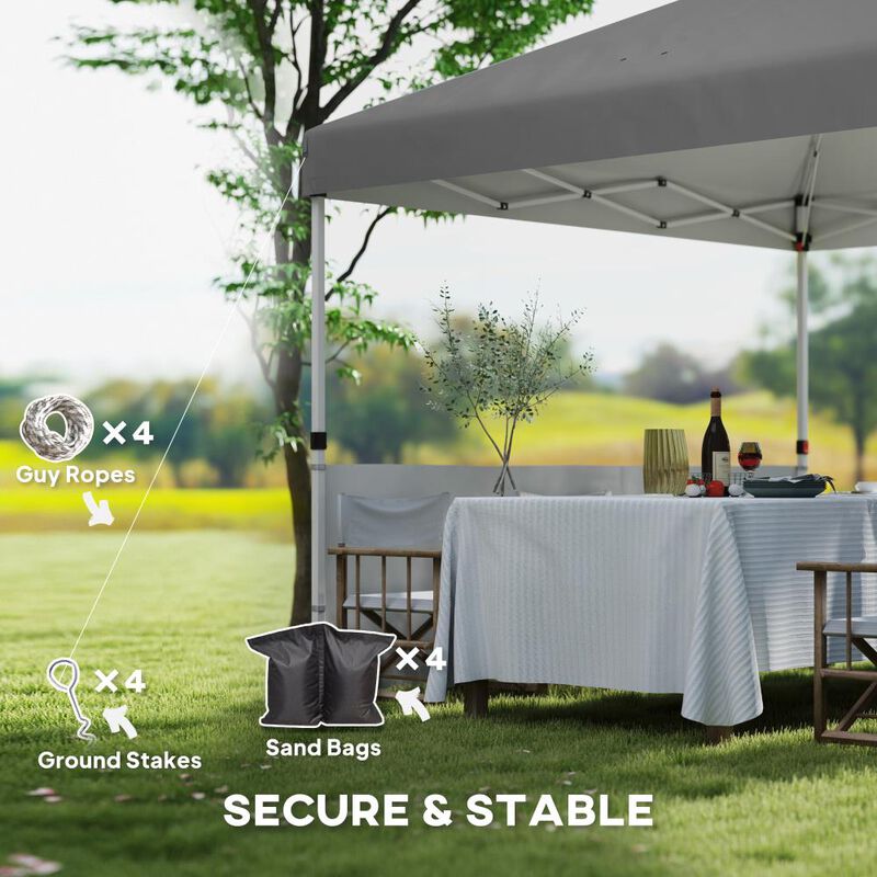 Hivvago 10x10 Instant Sun Shelter Canopy Tent image number 7