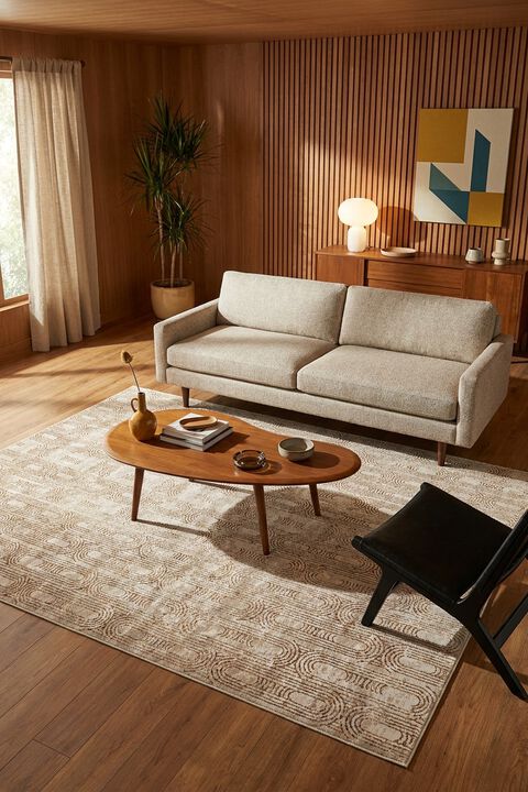 Catalyst Gimeas Leather Brown 2'2" x 8' Runner Rug