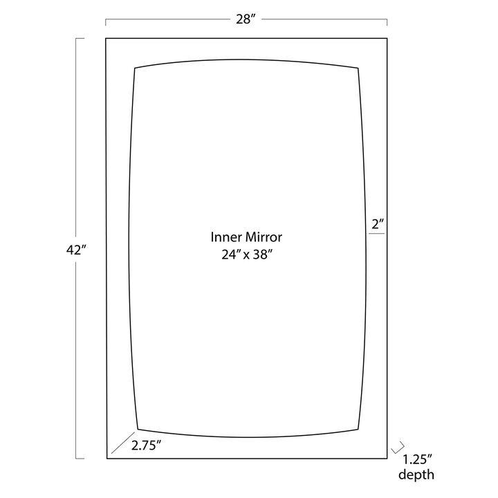 Estaban Leather Mirror