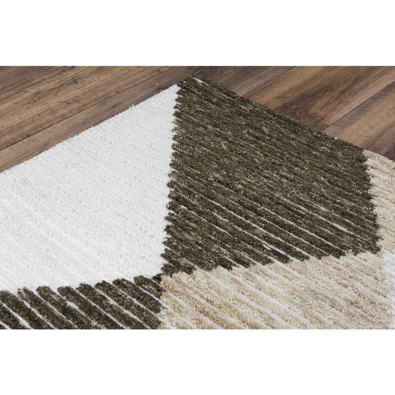 Vista Brown 5'X7'6" Tufted Internet Rug in Brown