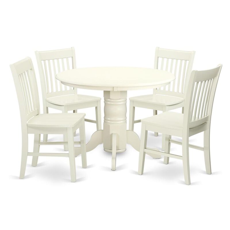 Dining Room Set Linen White