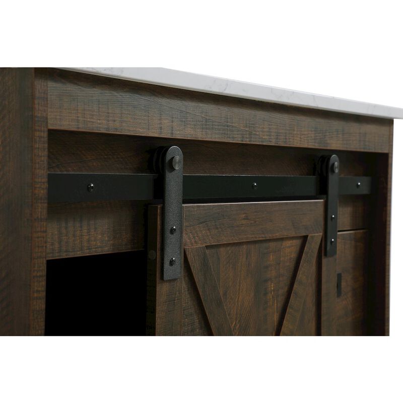 Elegant Kitchen and Bath Austin 30 Inch Single Bathroom Vanity In Expresso