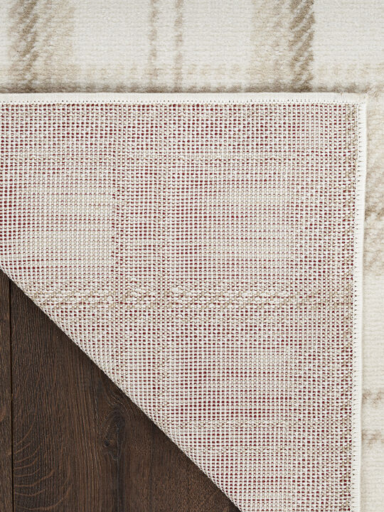 Grafix GRF03 Ivory/Beige 6' x 9' Rug