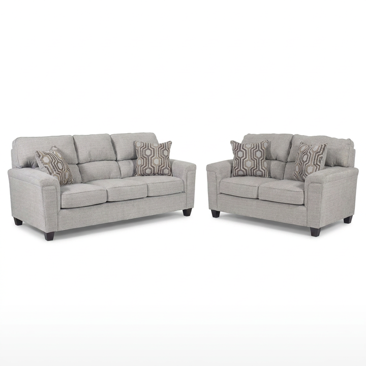 Dante Almond 2-Piece Living Room Set