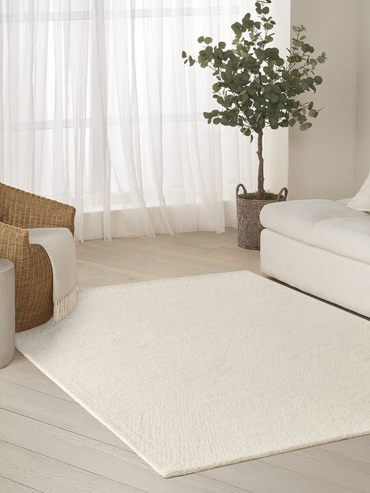 Pure Angles ANG01 Ivory 7'9" x 9'9" Rug