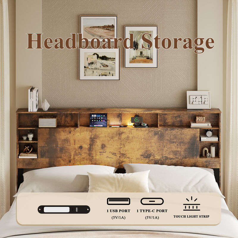 Habnor King Size Bed image number 3