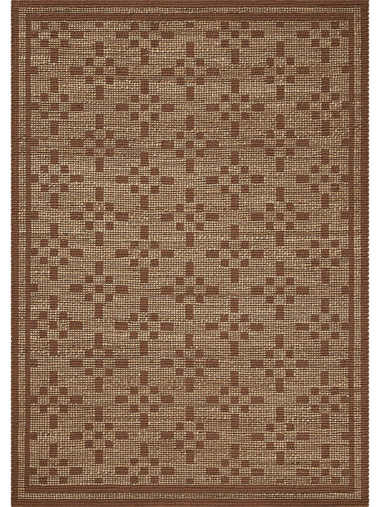 Judy JUD-07 Natural / Spice 5''0" x 7''6" Rug by Chris Loves Julia