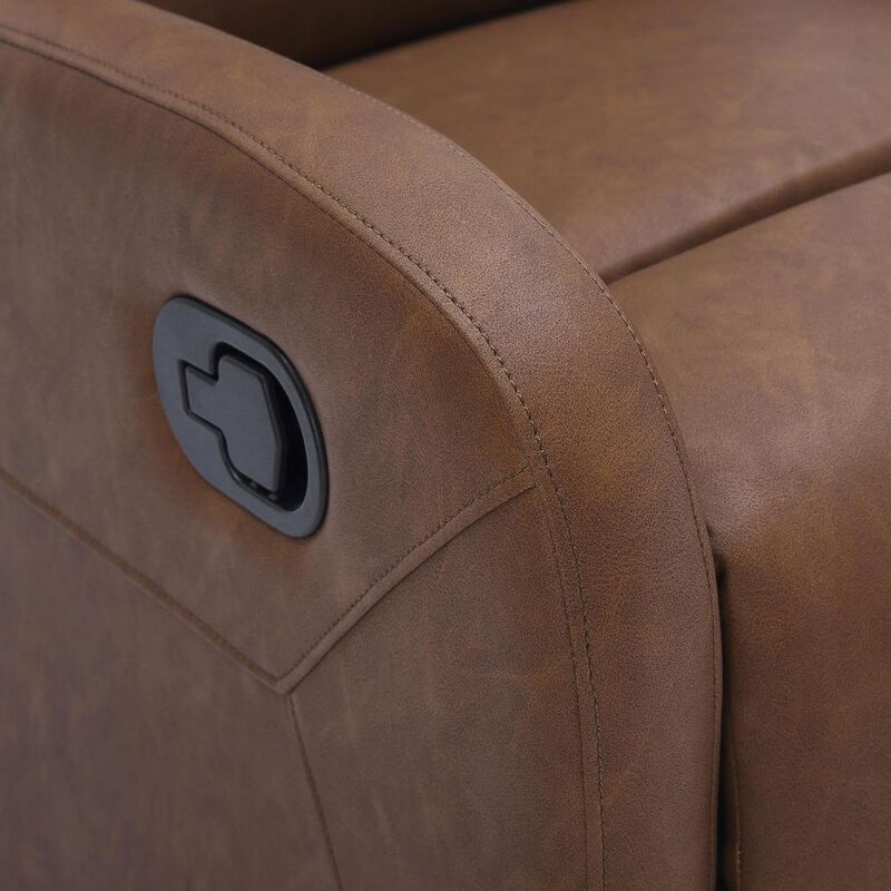 LumiSource Black PU Dormi Recliner Chair