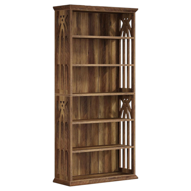 Multi-Purpose Storage Cabinet with Open and Closed Shelves