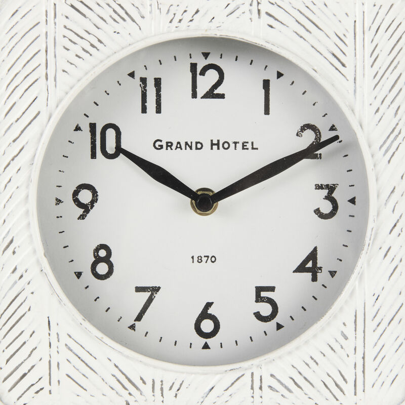 Karl White Table Clock image number 7