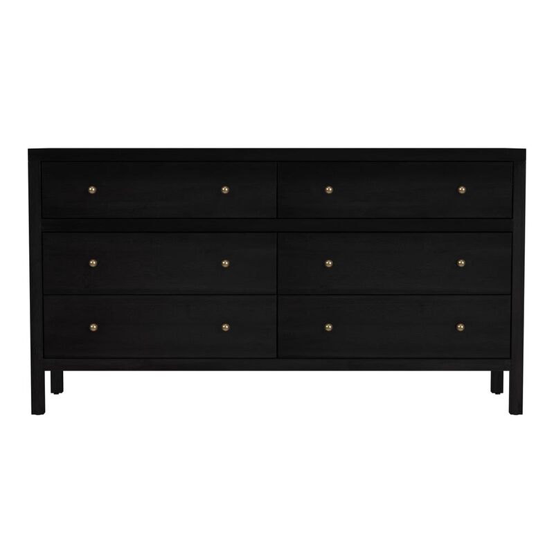 Butler Specialty Nora 6-Drawer Dresser, Coffee image number 5