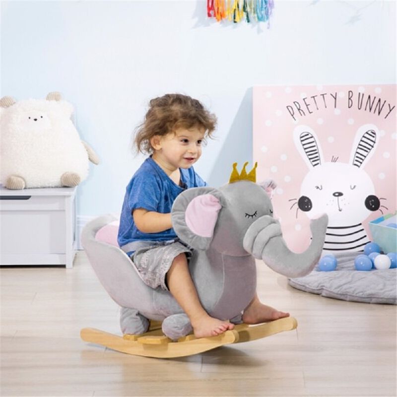 Toddler Rocking Horse Toy with Gentle Rocking Motion for Safe Play