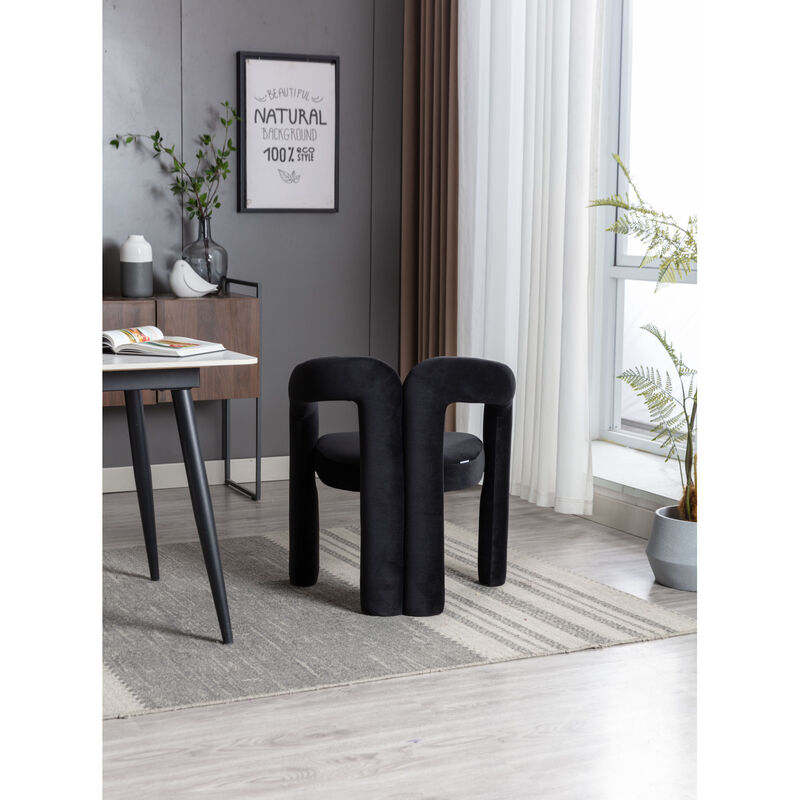 Streamdale Modern Fabric Upholstered Dining Chairs (Set of 2) image number 5