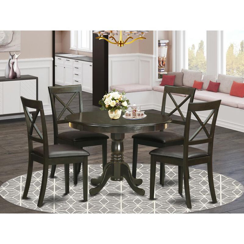 5 Pc Kitchen nook Dining set-Kitchen Table and 4 Dinette Chairs.