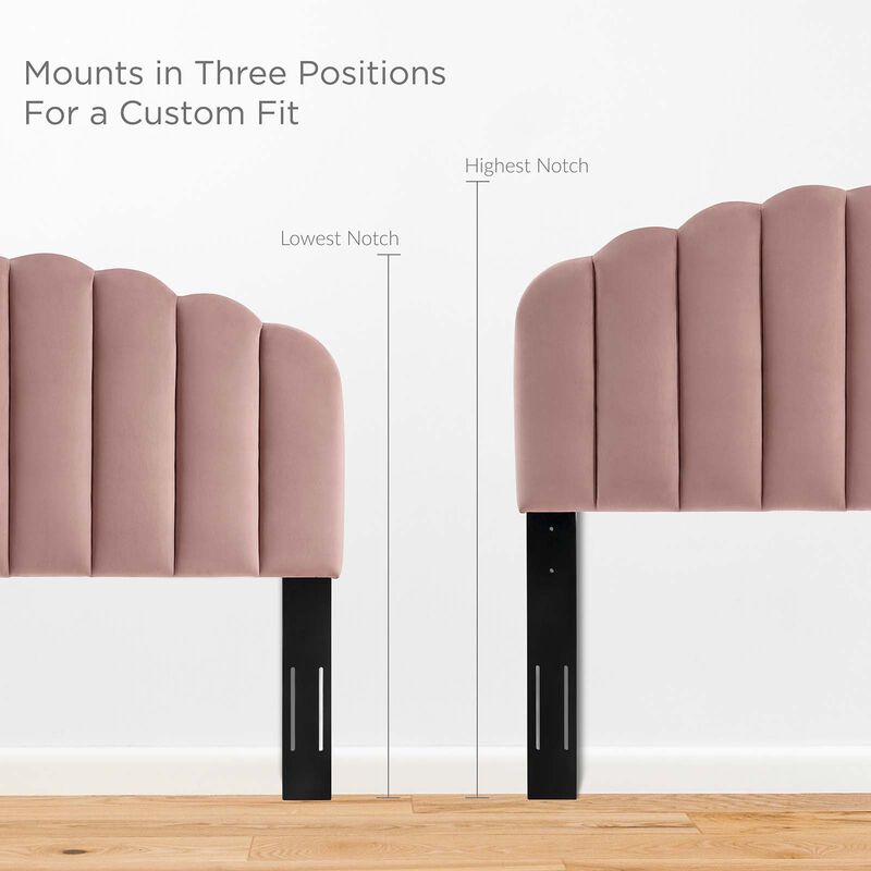 Modway - Daisy Performance Velvet Twin Platform Bed image number 3