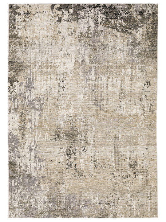 Nebulous 5'3" x 7'6" Beige Rug