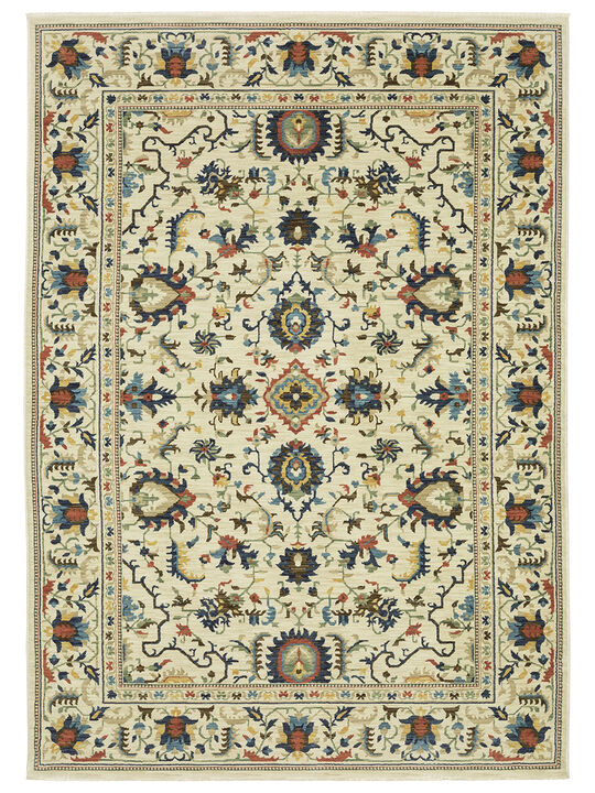 Francesca 5'3" x 7'6" Ivory Rug