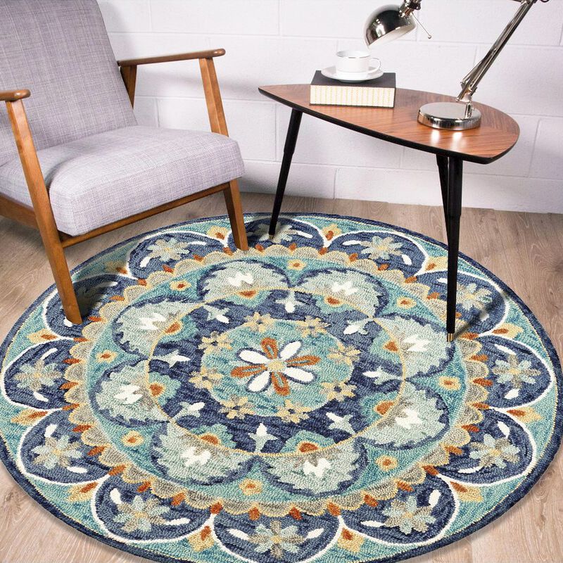 LR Home Dazzle Wool Area Rug Indoor image number 1