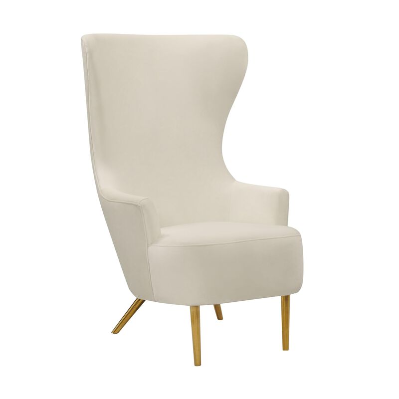 Casafoyer Julia Cream Wingback Chair image number 0