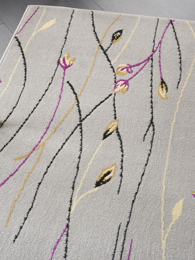 Grafix GRF15 Gray 5'3" x 7'3" Rug