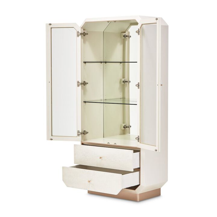 Michael Amini La Rachelle Display Cabinet - Champagne