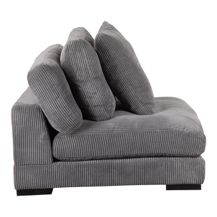 Tumble Slipper Chair Charcoal, Belen Kox
