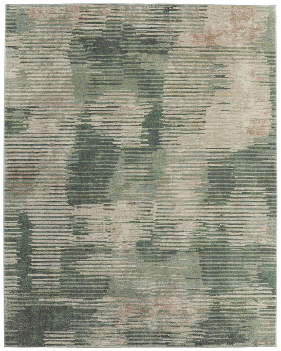 HomeRoots Abstract Distressed Area Rug