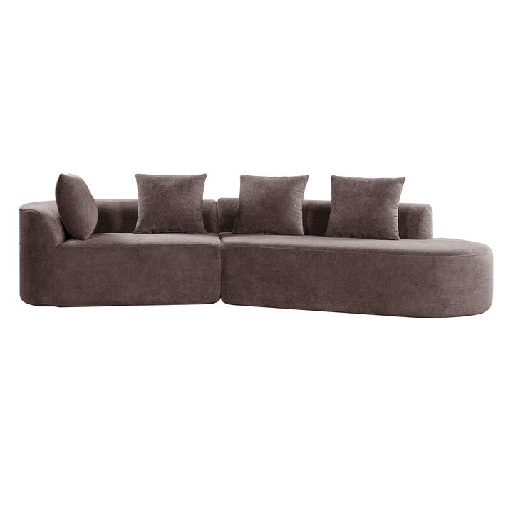 Gastdo  Curved Sectional Sofa