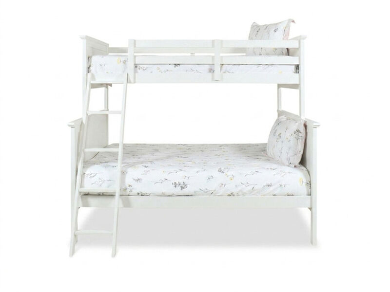 Hunter Hill White Twin Over Full Bunk Bed image number 0