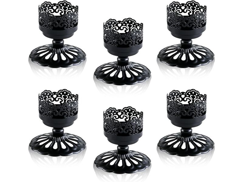 Candle Holders Set  Hight Elegant Iron Metal Candlesticks image number 0