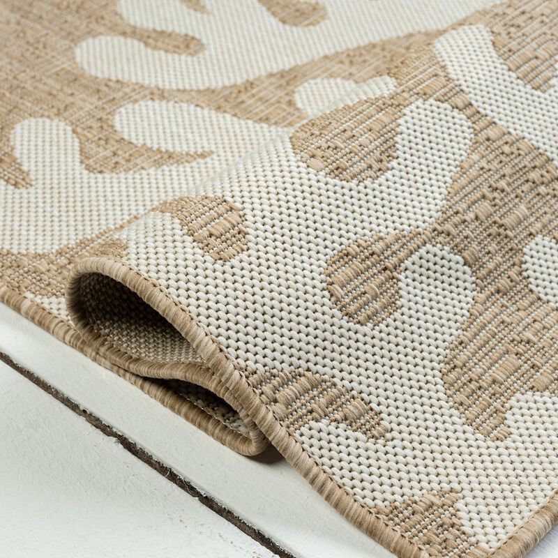 LR Home Captiva Durable Performance Area Rug Outdoor