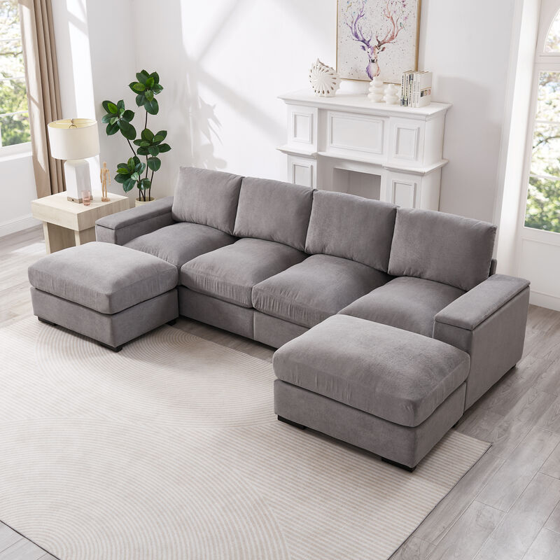 Monind U-Shaped Sectional Sofa image number 3